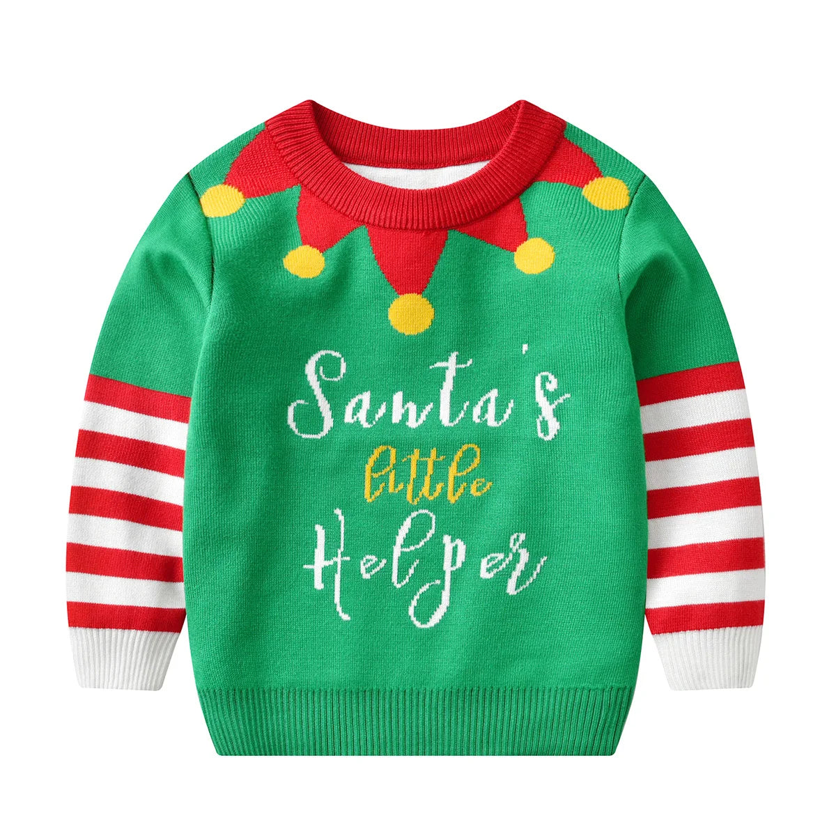 Cute style Christmas dinosaur sweater knitted pullover suitable for boys and children, suitable for festivals, daily life, sprin