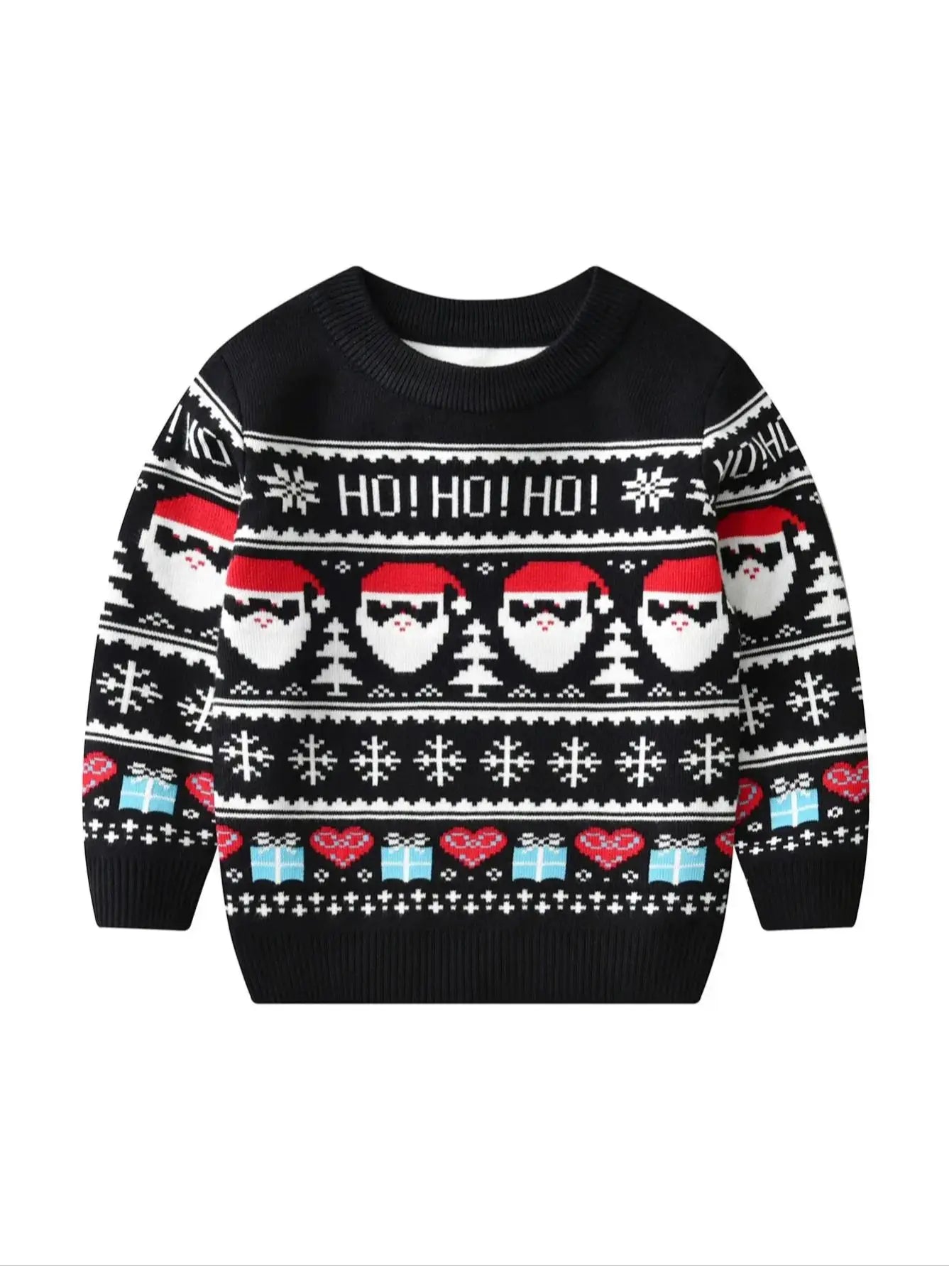 Cute style Christmas dinosaur sweater knitted pullover suitable for boys and children, suitable for festivals, daily life, sprin